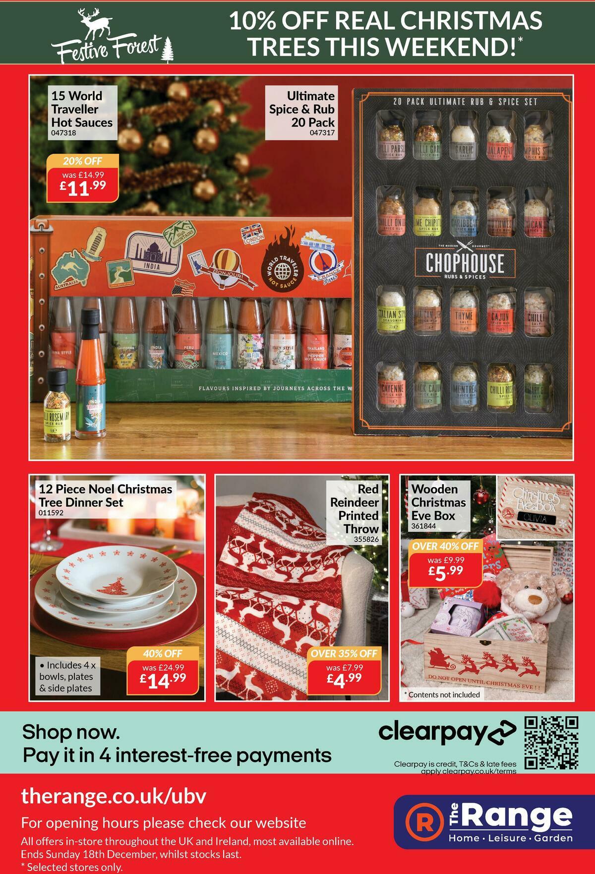 The Range Offers from 3 December
