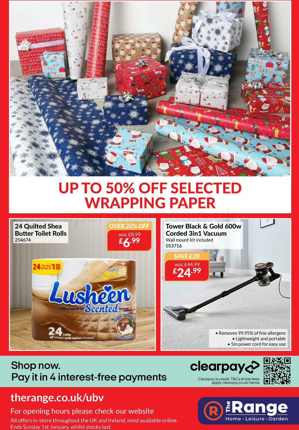 The Range Offers from 22 December
