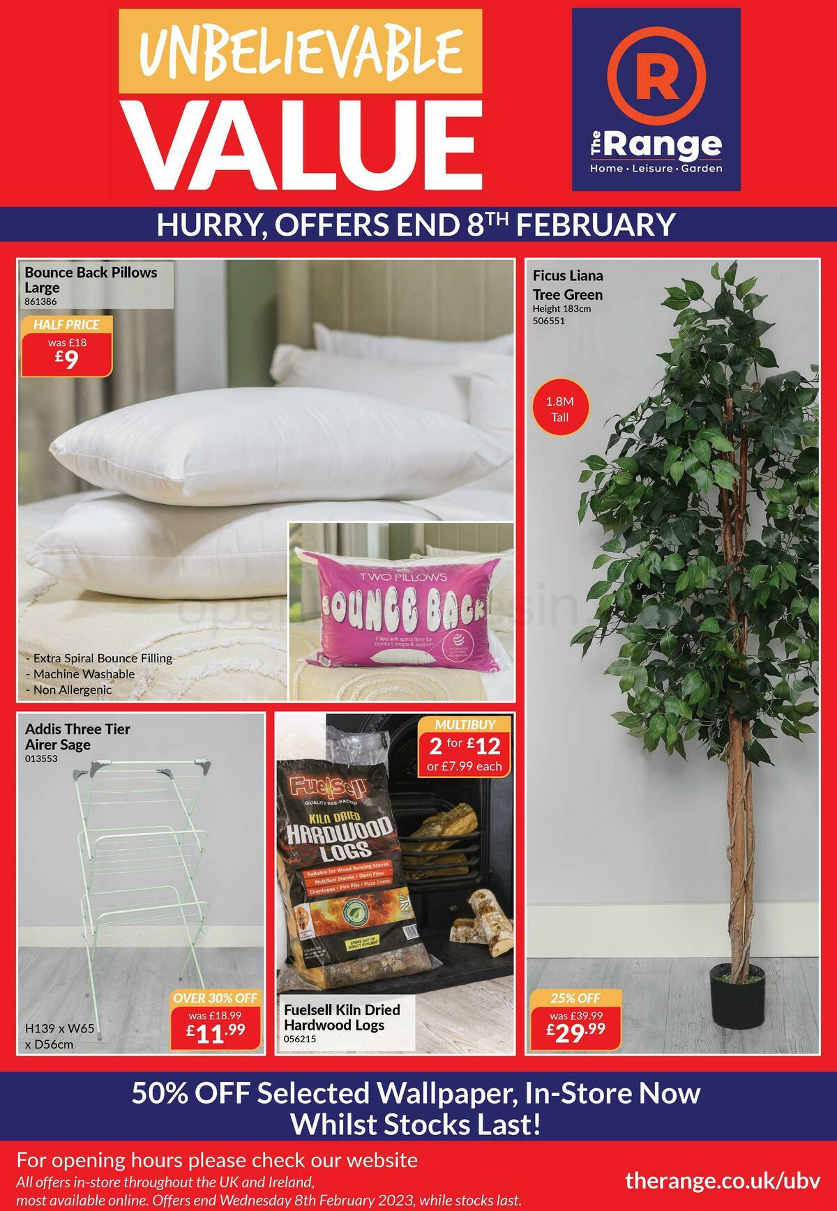 The Range Offers from 3 February