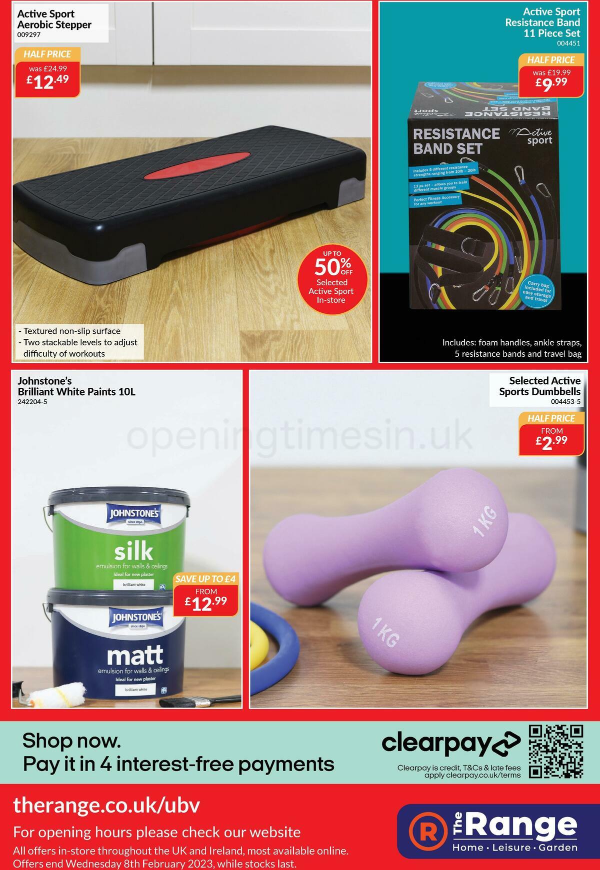 The Range Offers from 3 February