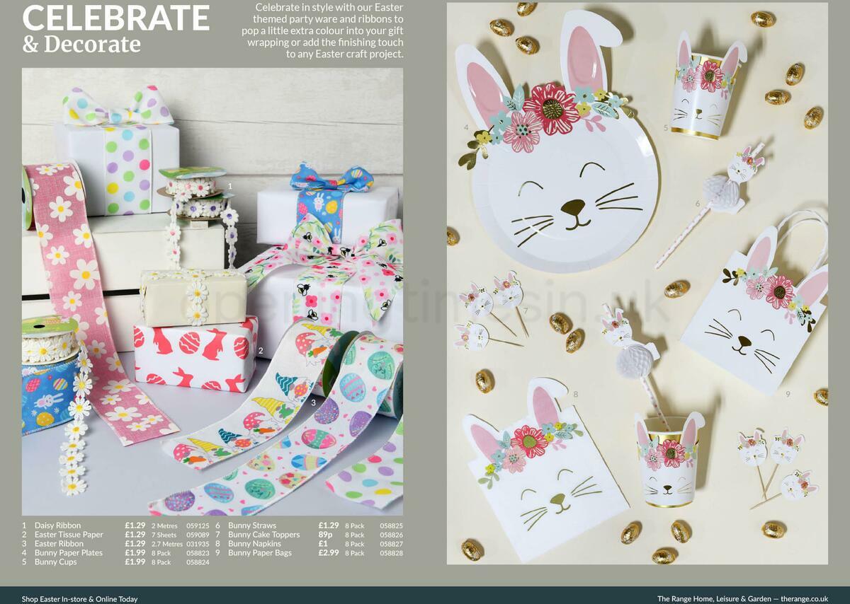 The Range Easter Offers from 15 February