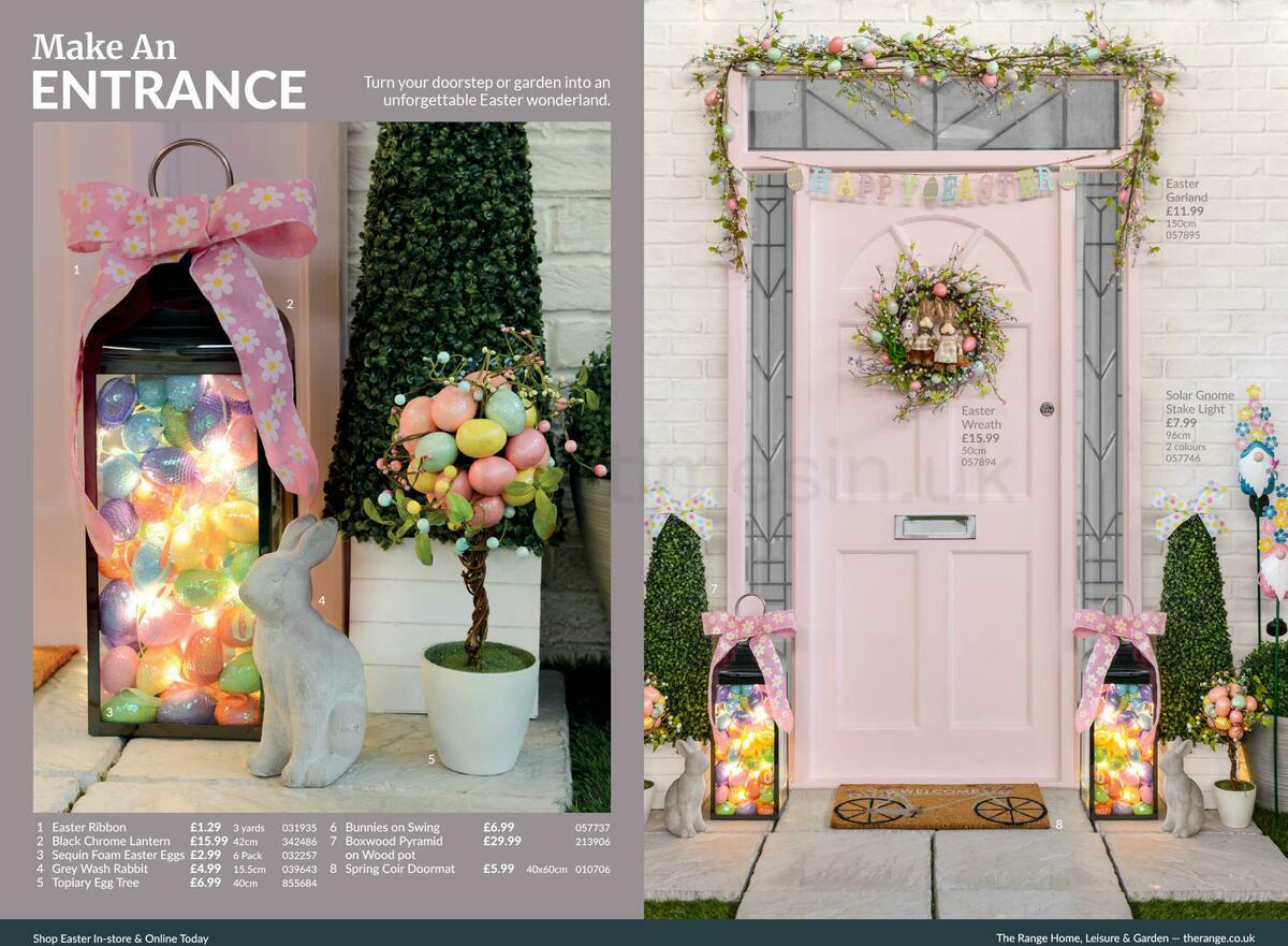 The Range Easter Offers from 15 February