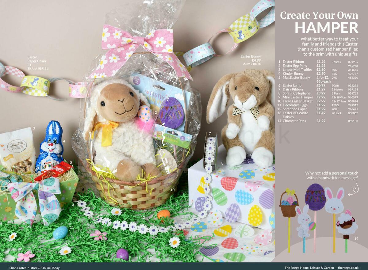 The Range Easter Offers from 15 February