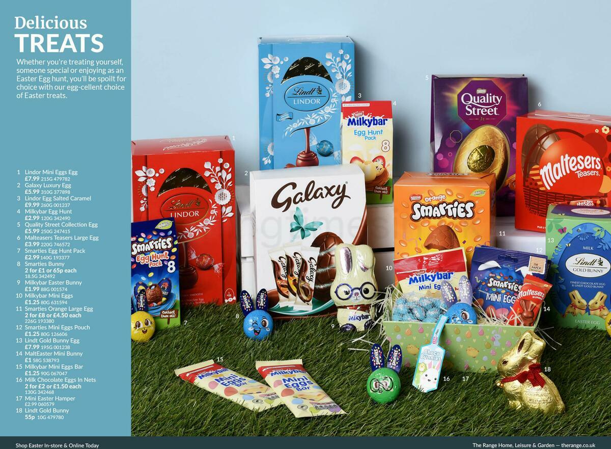 The Range Easter Offers from 15 February