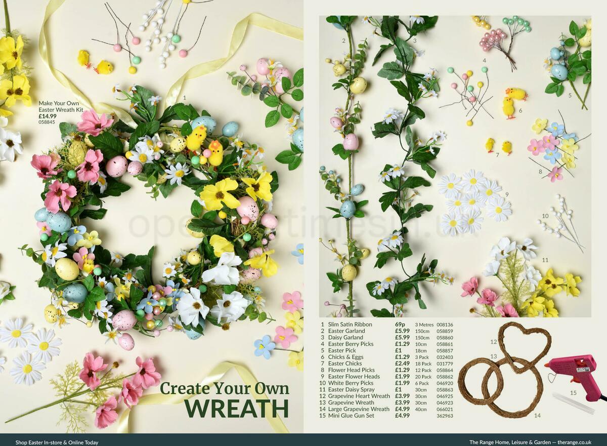 The Range Easter Offers from 15 February