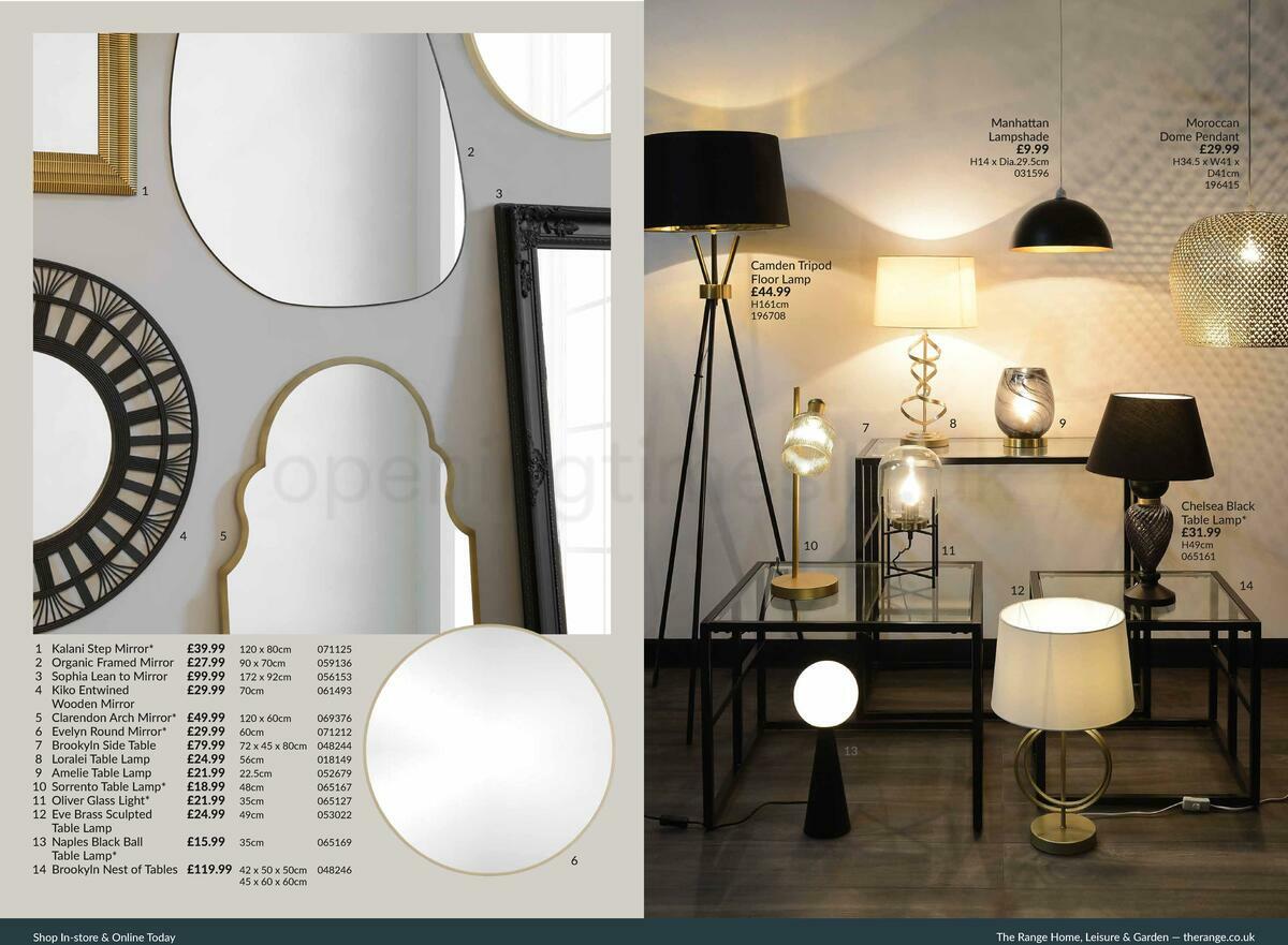 The Range Spring Lookbook Offers from 21 February