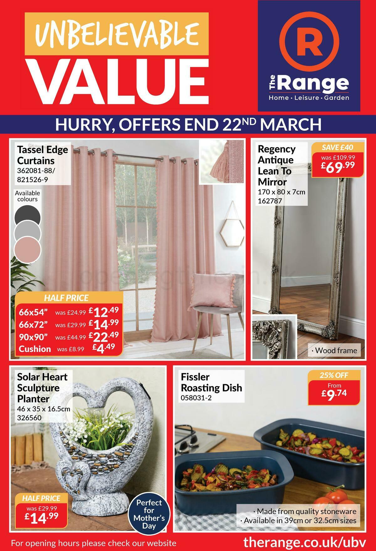 The Range Offers from 10 March