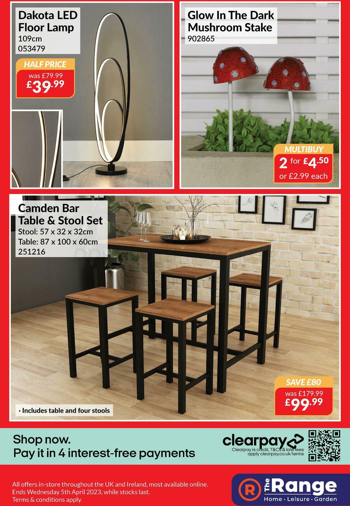 The Range Offers from 24 March