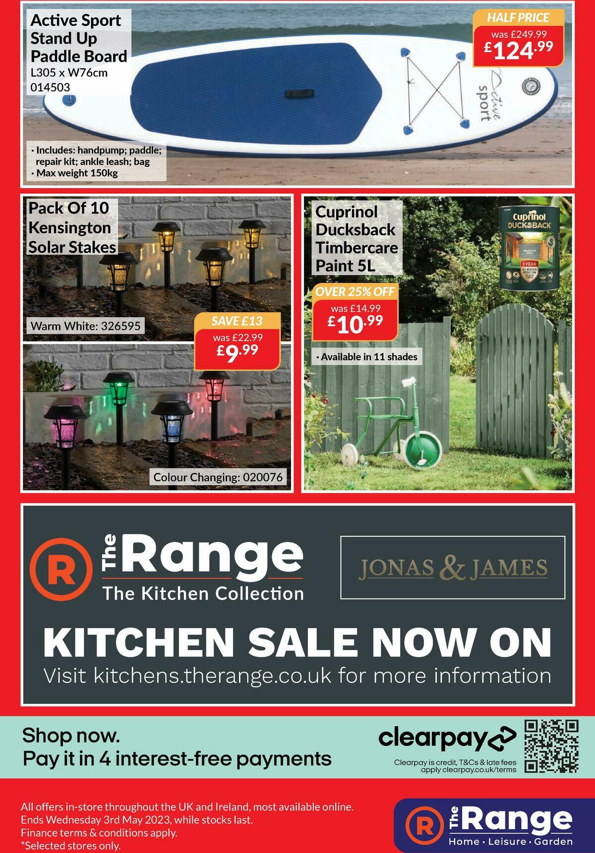 The Range Offers from 19 April