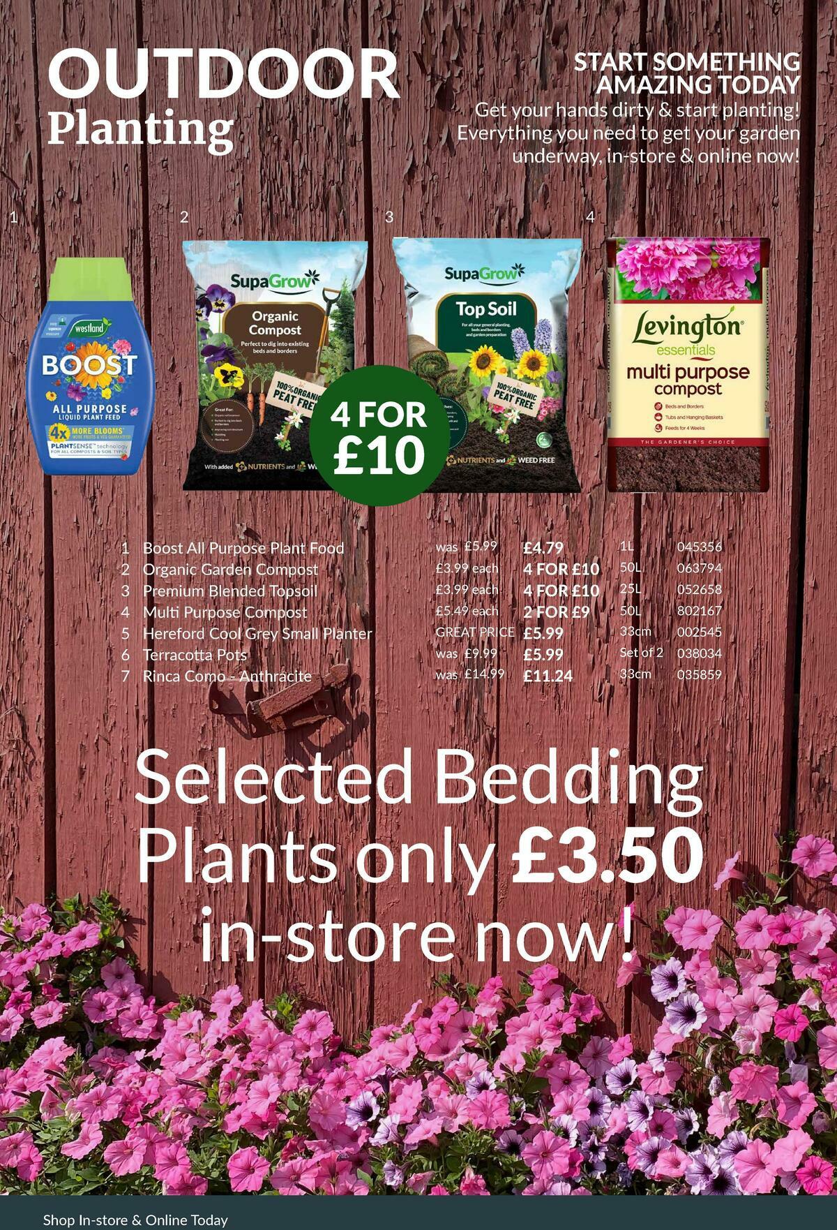 The Range Gardening Event Offers from 5 May