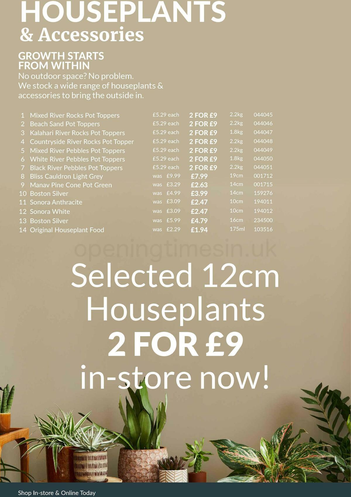 The Range Gardening Event Offers from 5 May