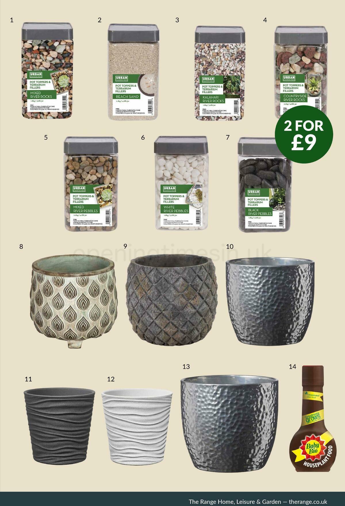 The Range Gardening Event Offers from 5 May