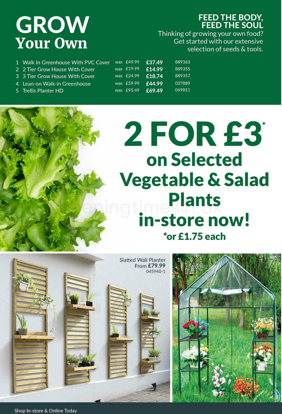 The Range Gardening Event Offers from 5 May