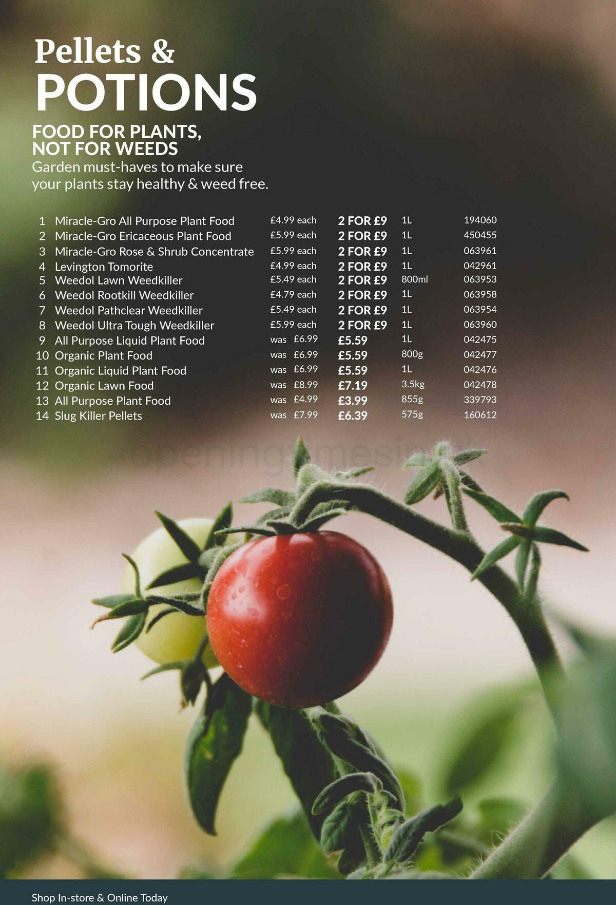 The Range Gardening Event Offers from 5 May