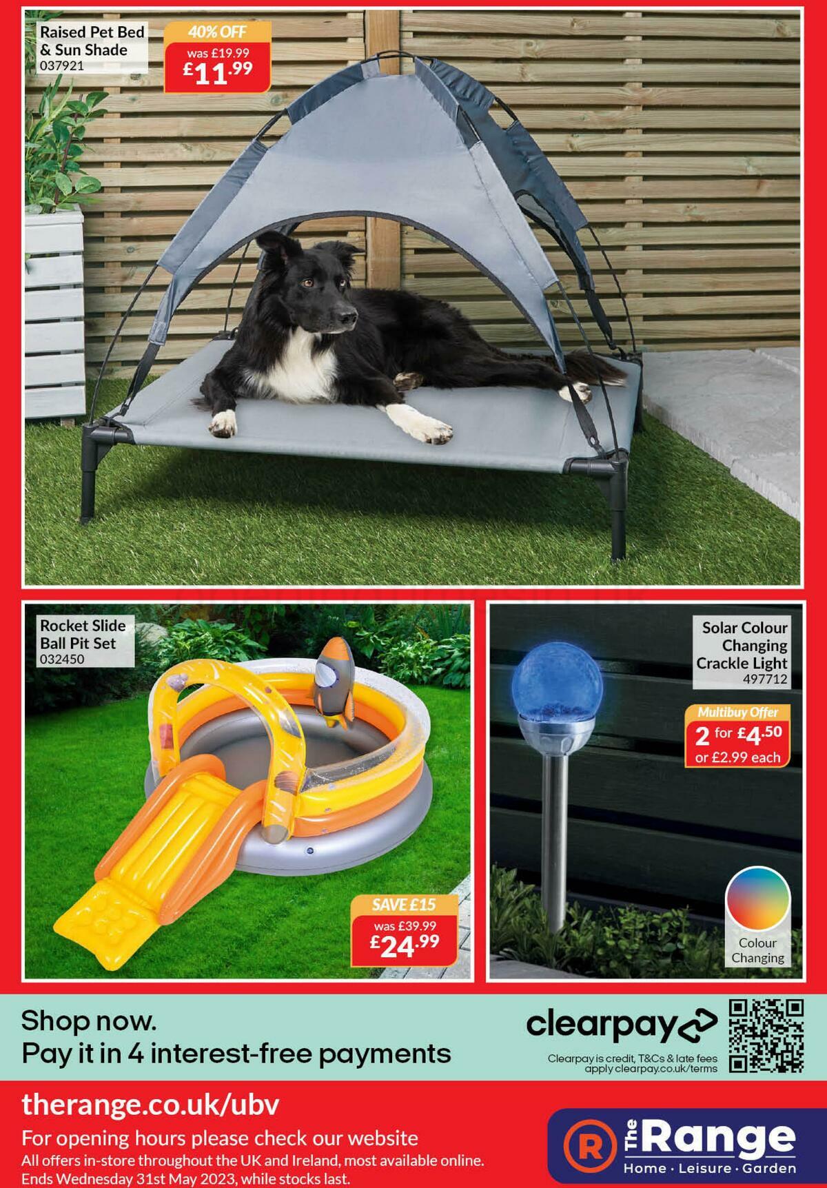 The Range Offers from 18 May