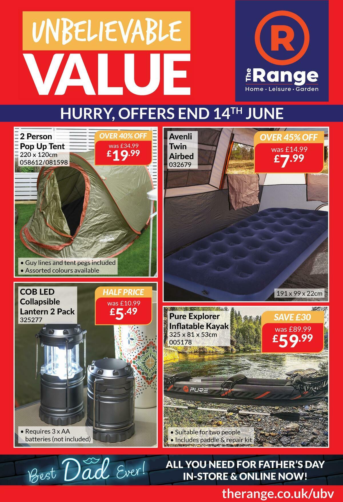 The Range Offers from 2 June