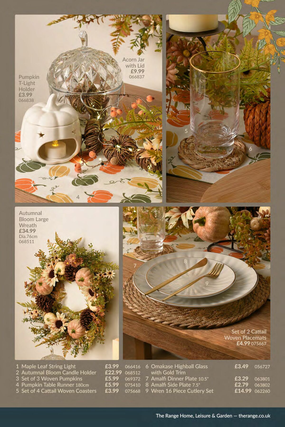 The Range Autumnal Lookbook Offers from 7 July