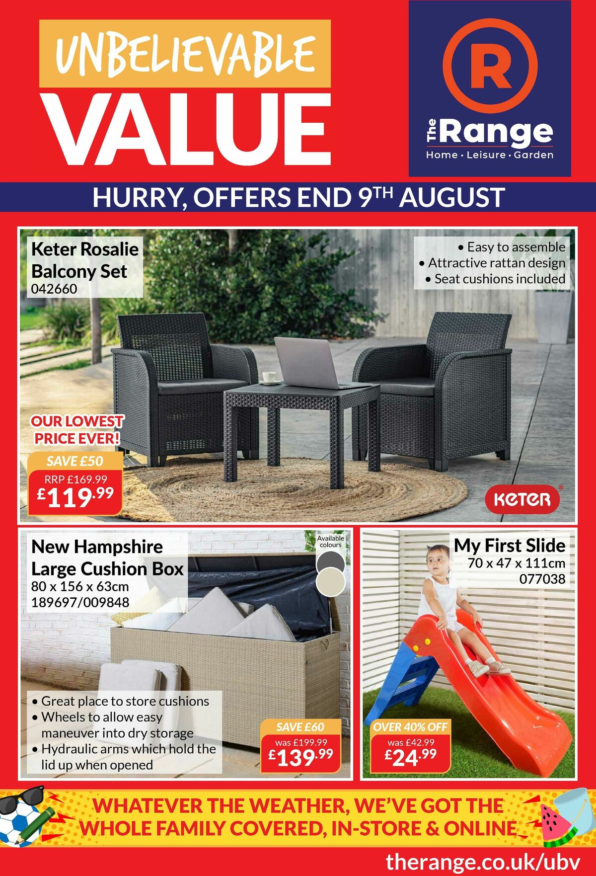 The Range Offers from 27 July