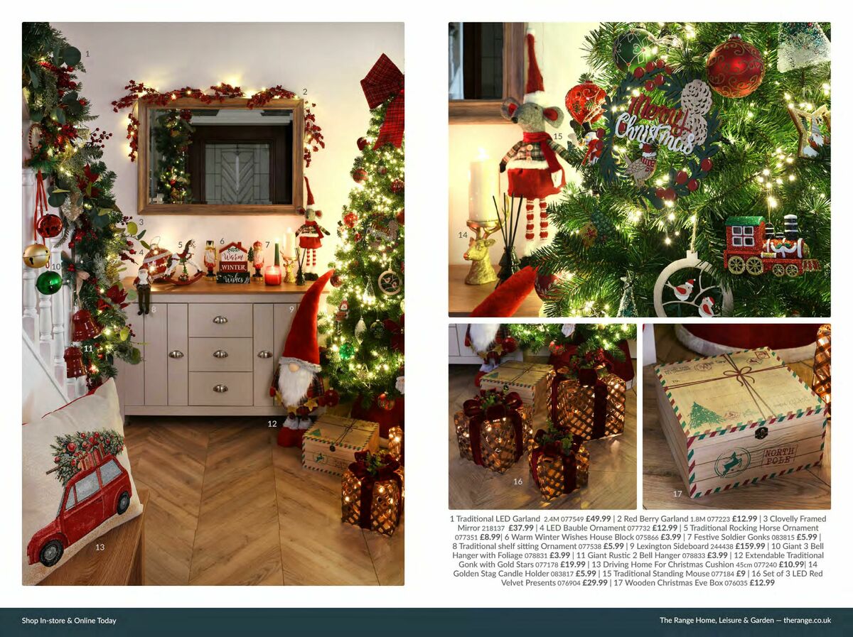 The Range Christmas Lookbook Offers from 6 October