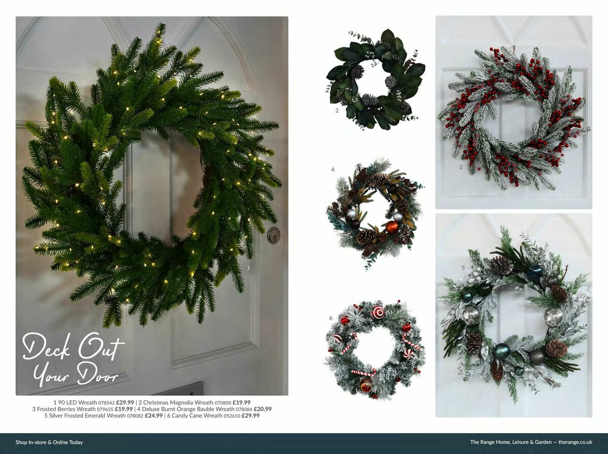 The Range Christmas Lookbook Offers from 6 October