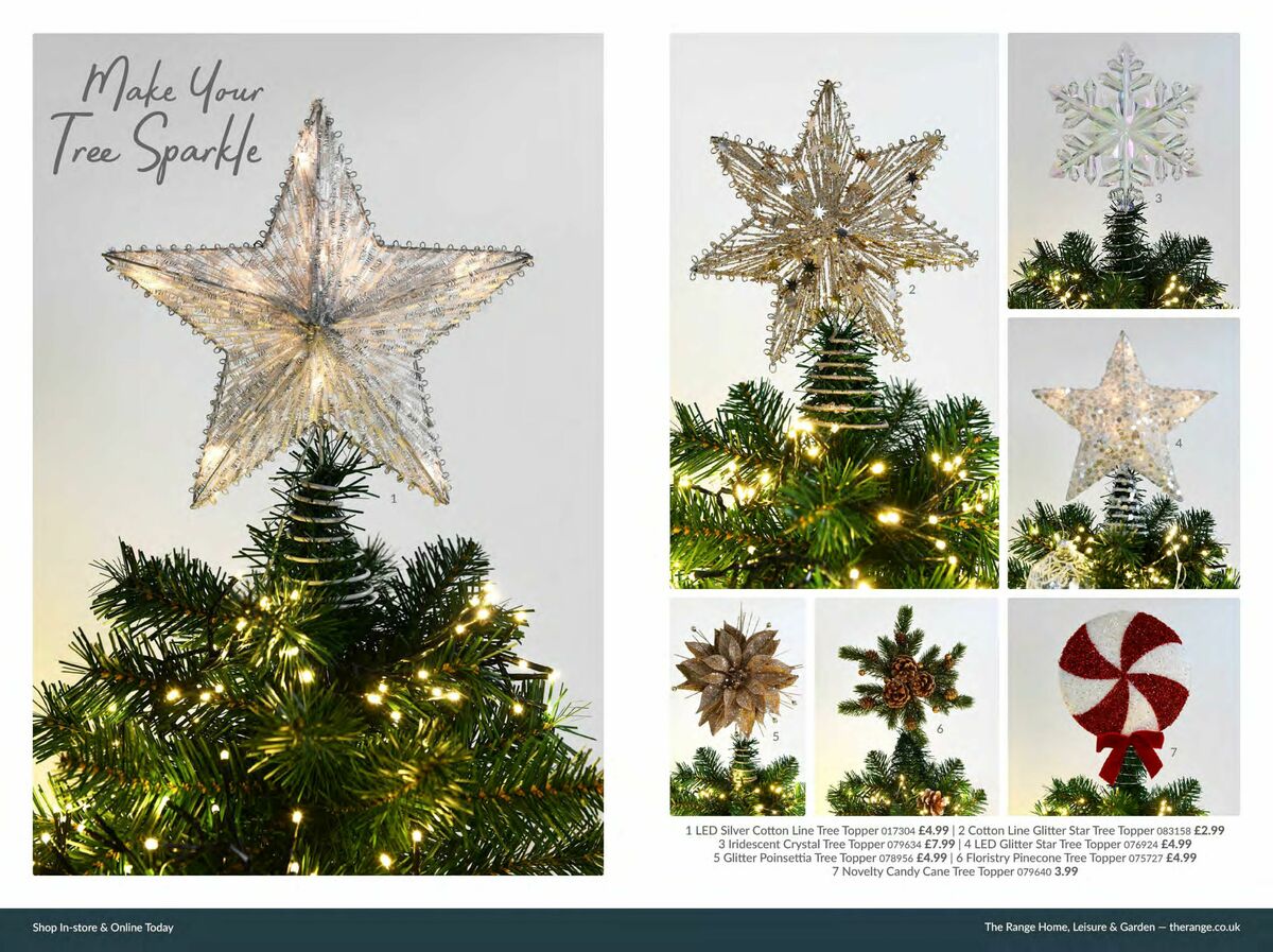 The Range Christmas Lookbook Offers from 6 October