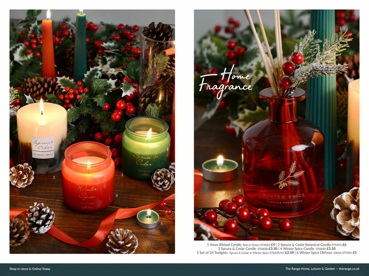The Range Christmas Lookbook Offers from 6 October