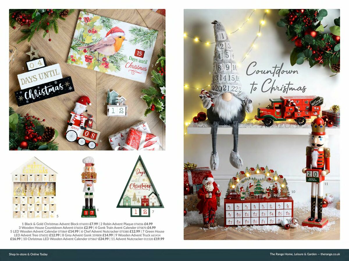 The Range Christmas Lookbook Offers from 6 October