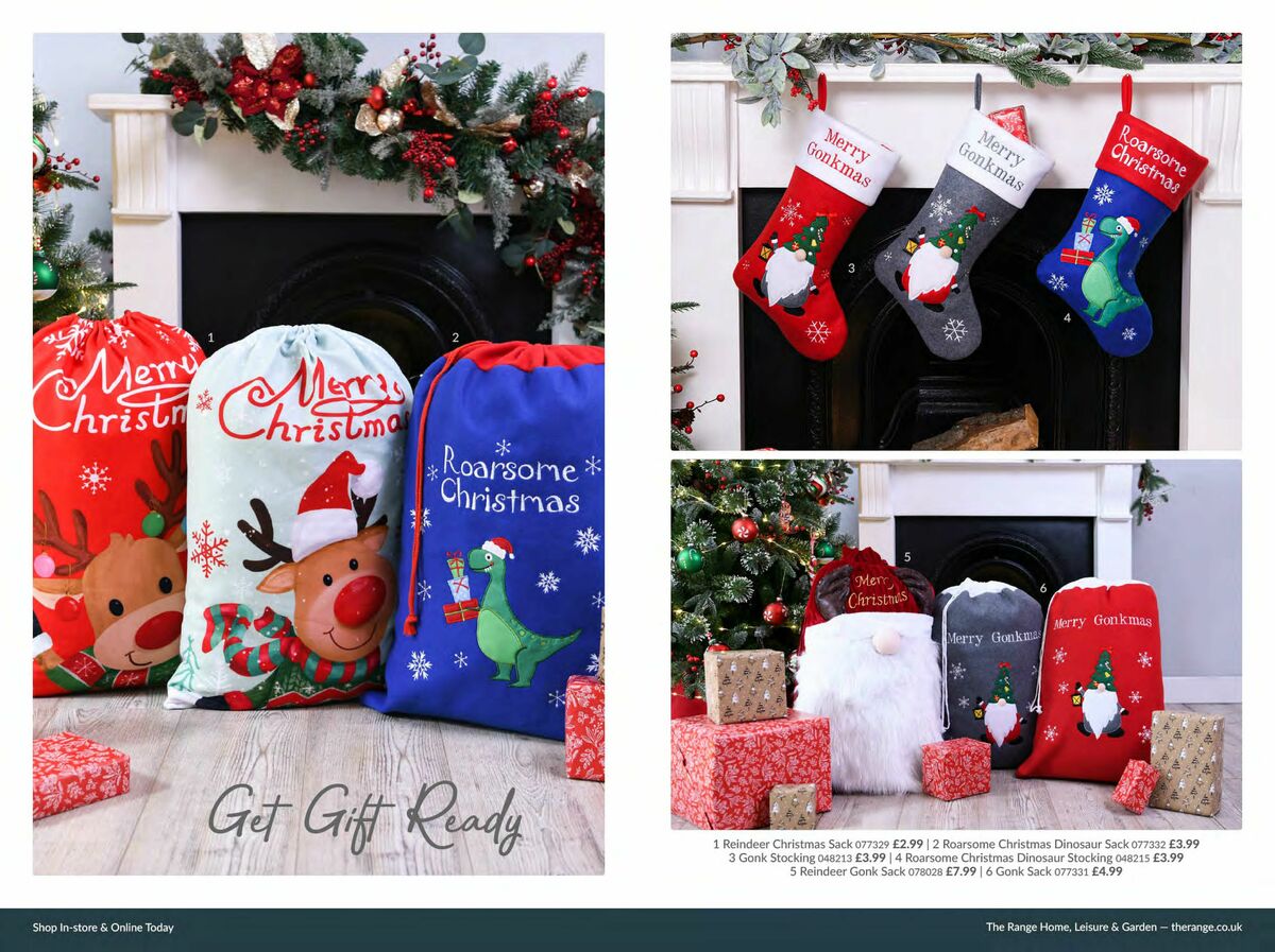 The Range Christmas Lookbook Offers from 6 October