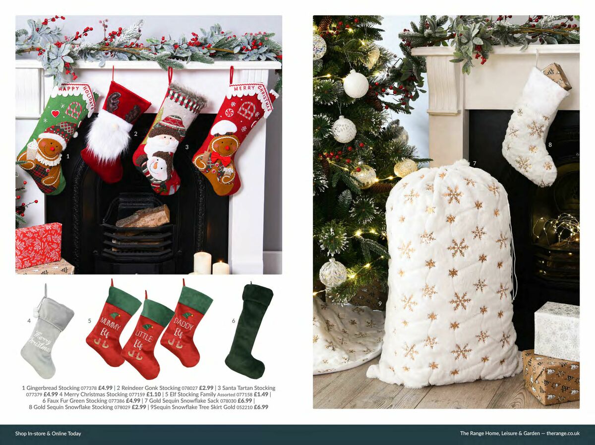 The Range Christmas Lookbook Offers from 6 October