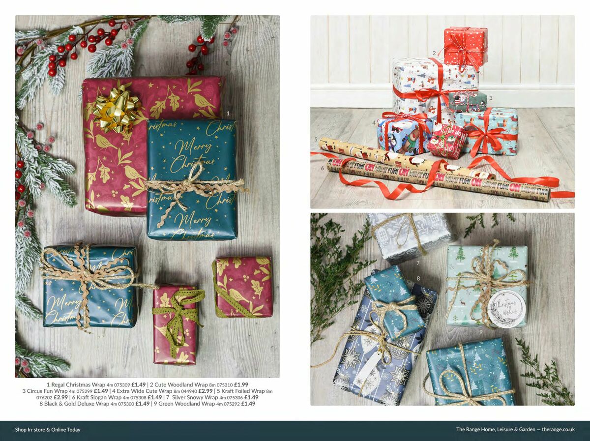 The Range Christmas Lookbook Offers from 6 October