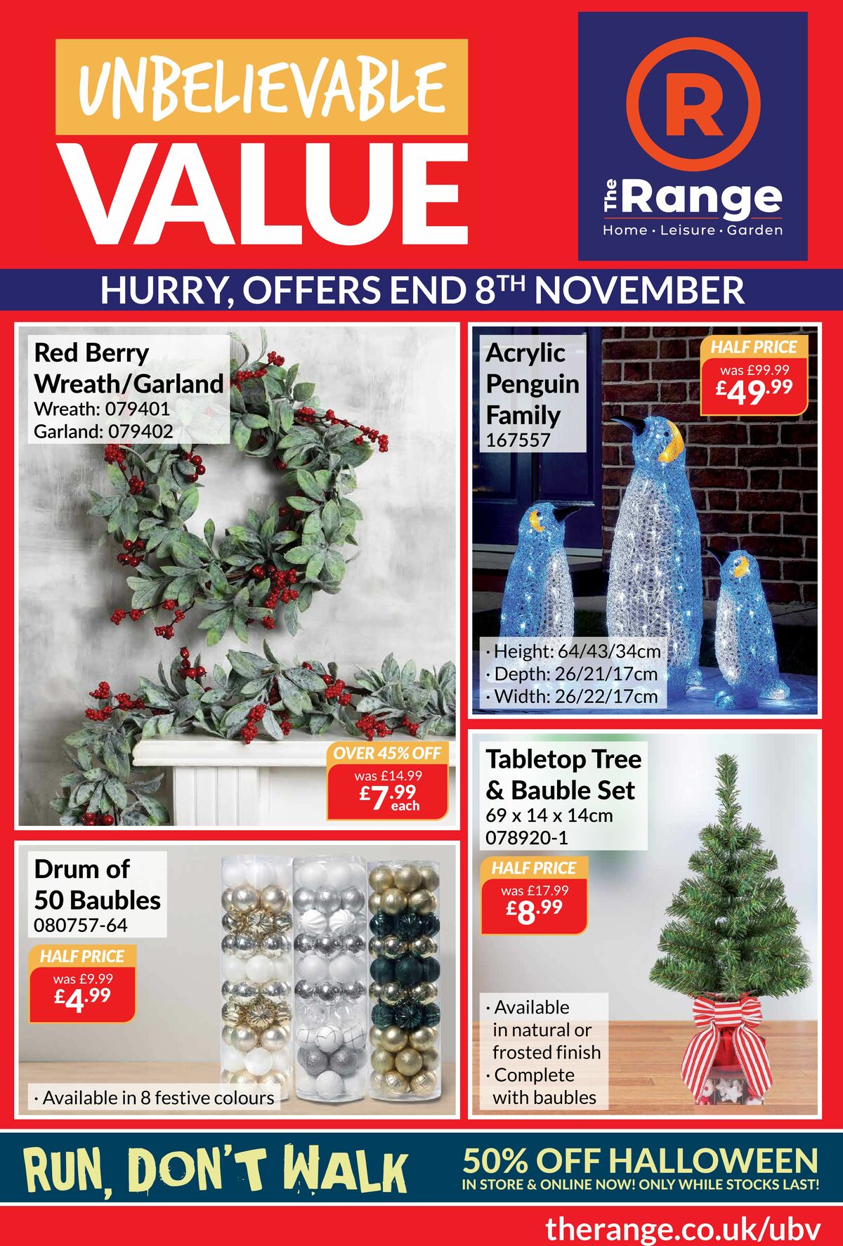 The Range Offers from 26 October