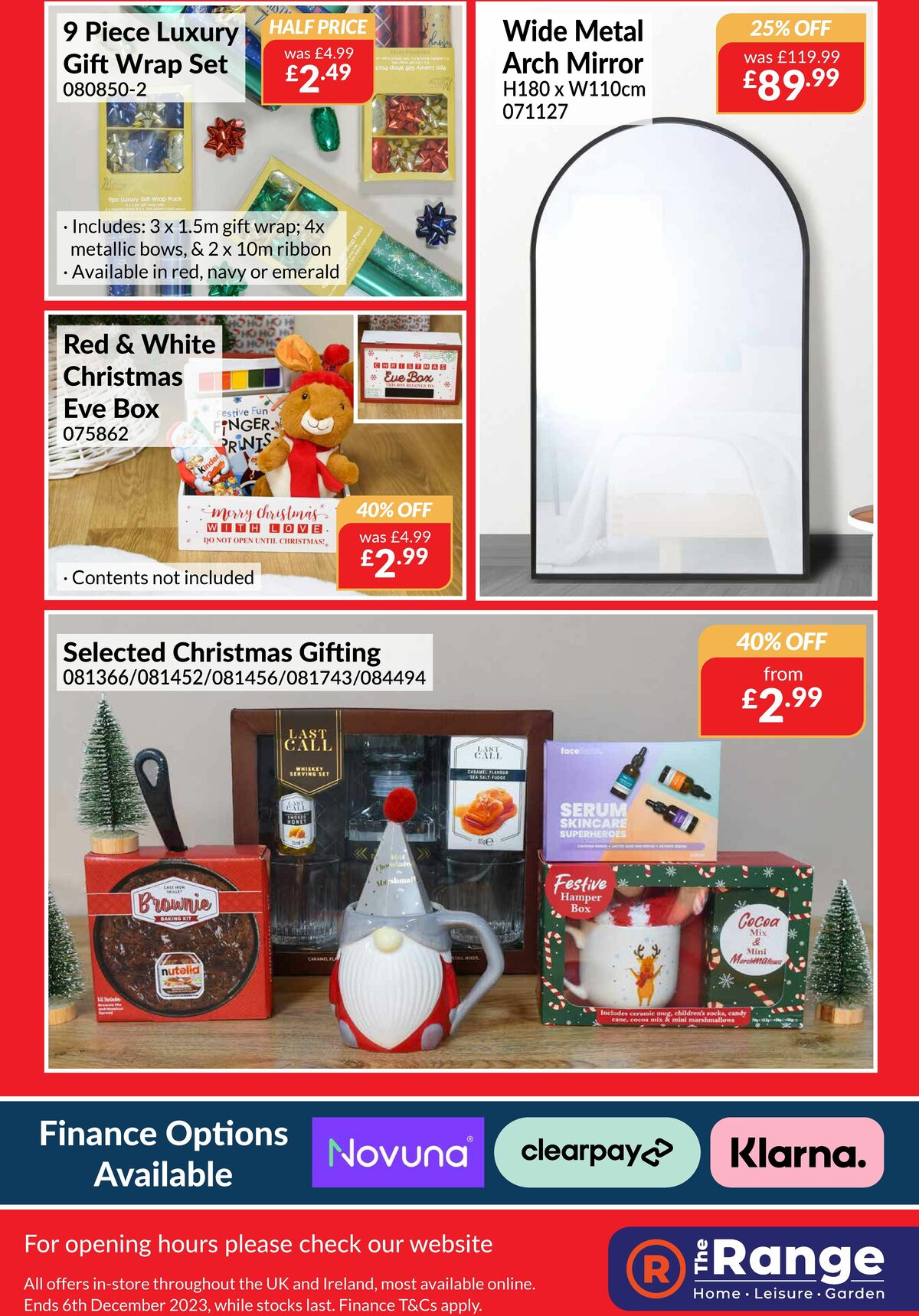The Range Offers from 23 November