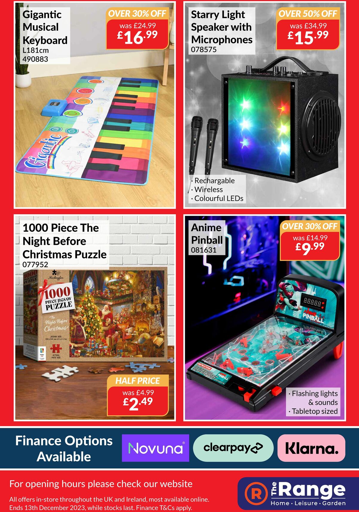 The Range Offers from 30 November