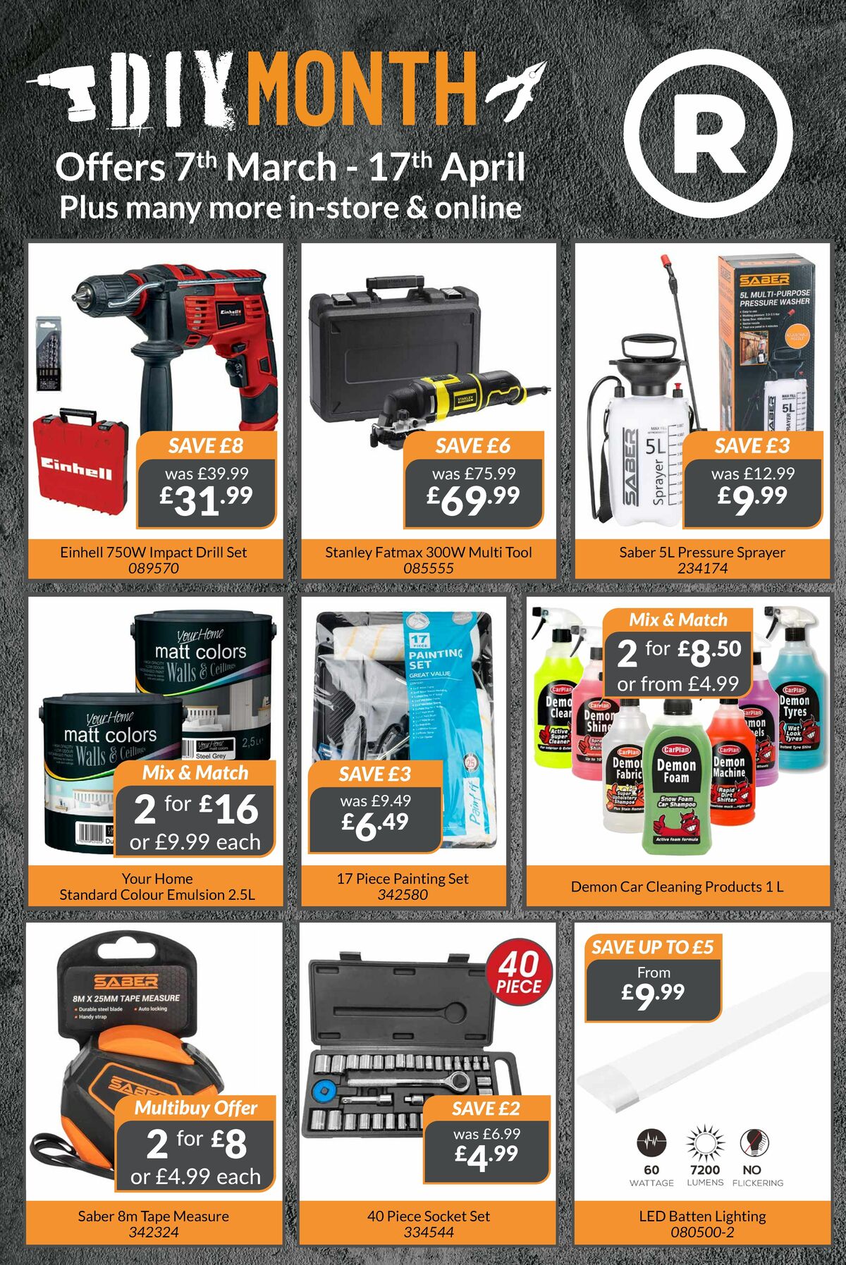 The Range DIY Month Offers from 7 March