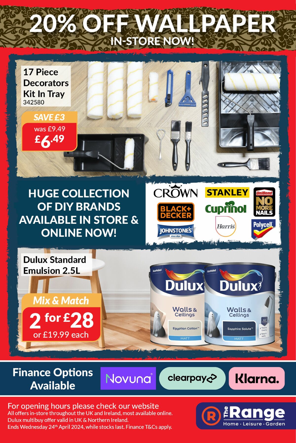 The Range Offers from 4 April