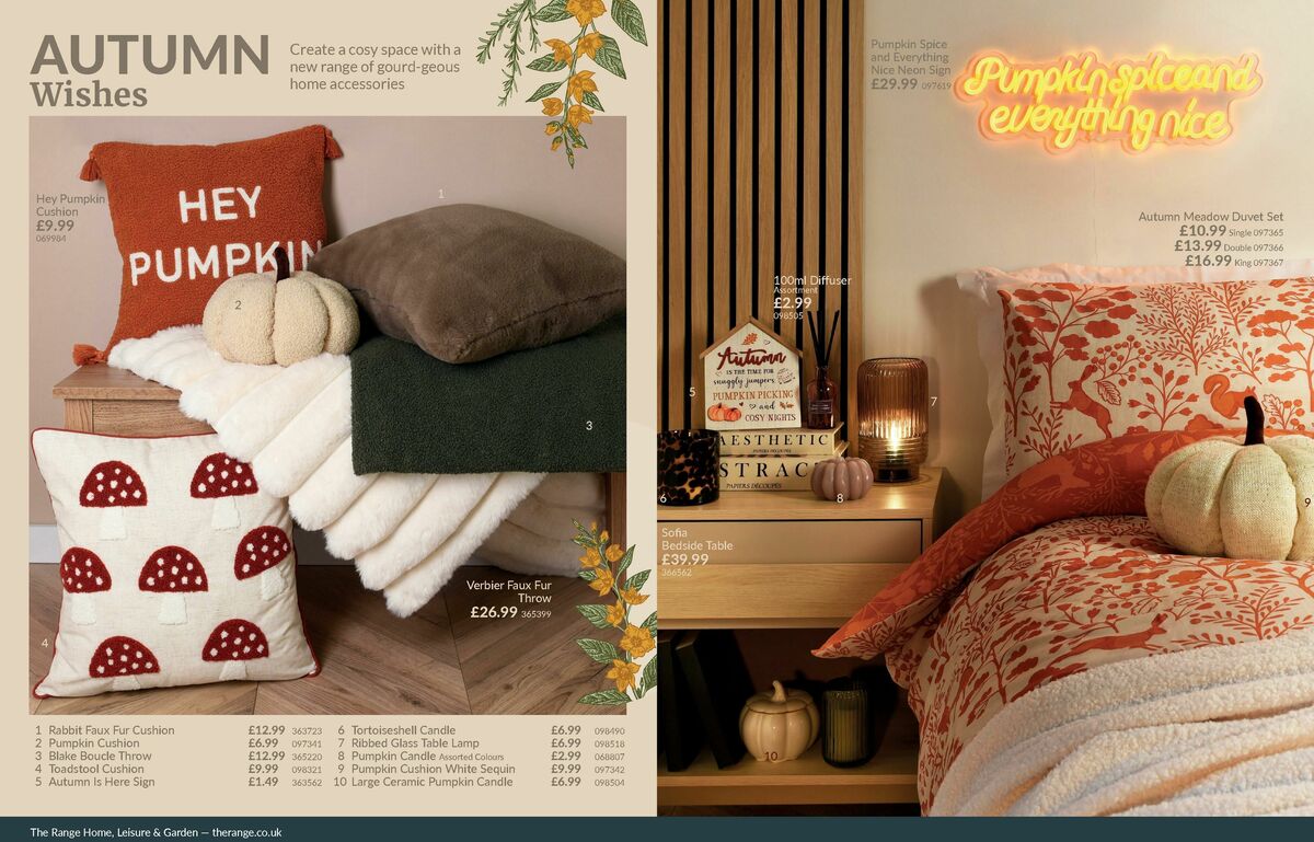 The Range Autumnal Lookbook Offers from 5 August