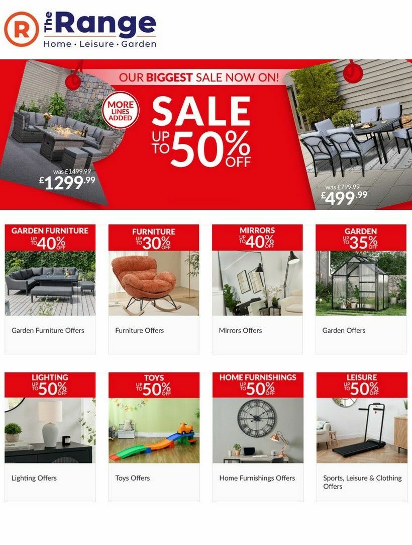 The Range Offers from 25 June