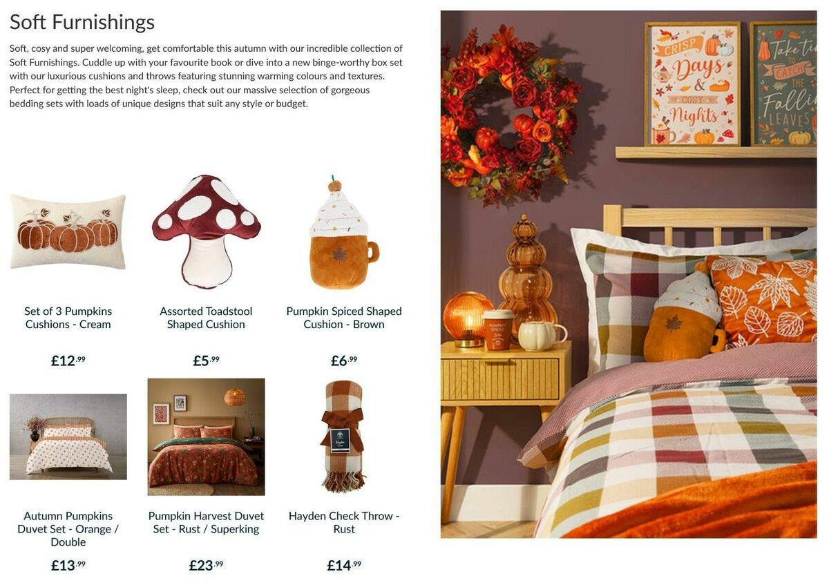 The Range The Autumn Collection Offers from 5 August