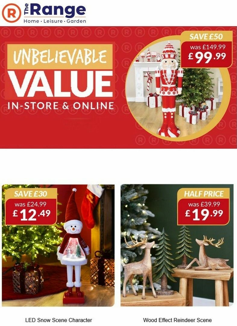The Range Offers from 23 October