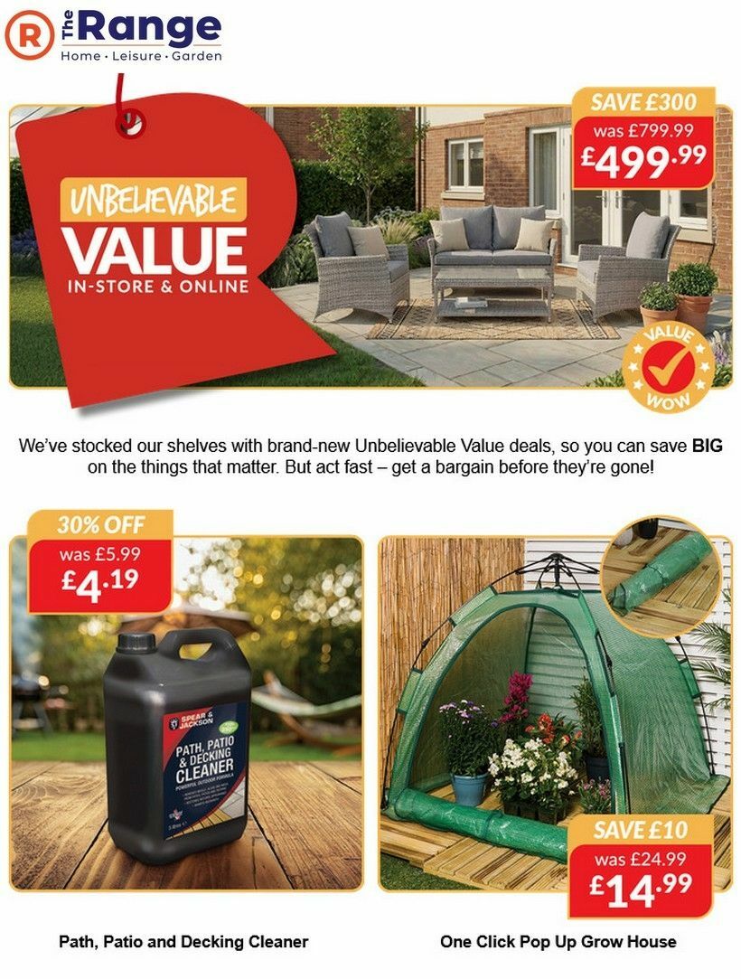The Range Offers from 26 February