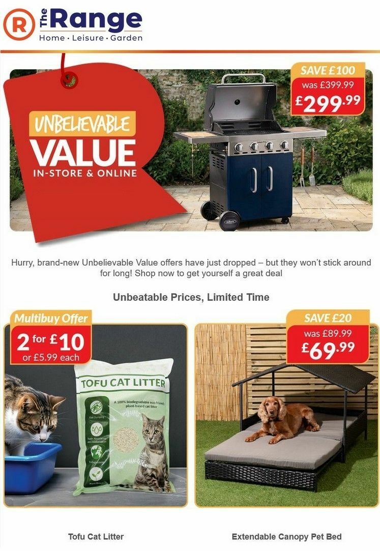 The Range Offers from 16 April