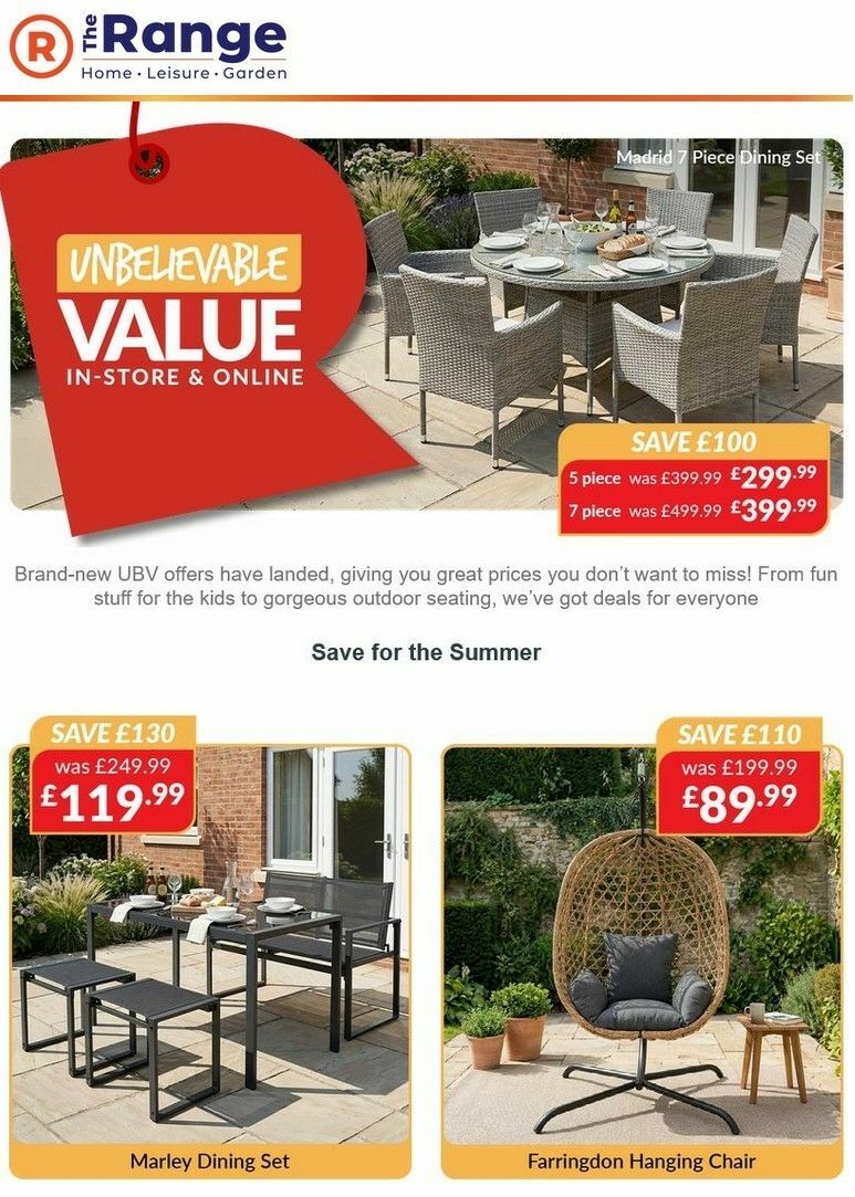 The Range Offers from 21 May