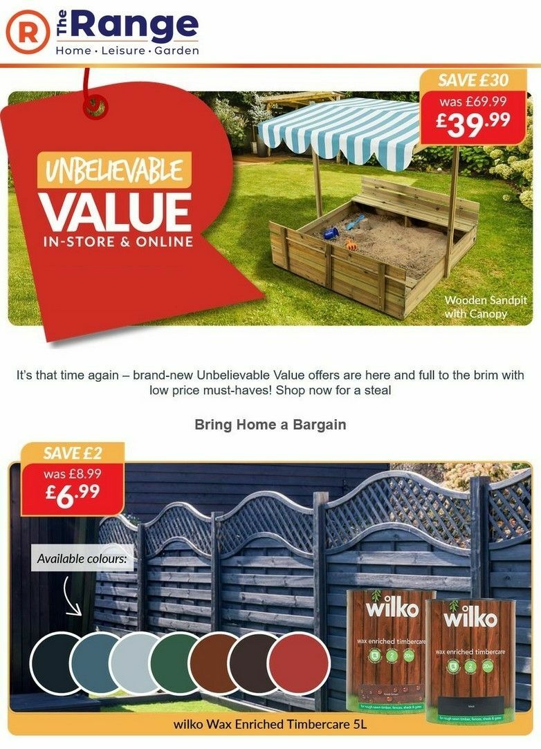 The Range Offers from 25 June
