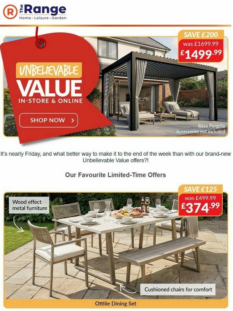 The Range Offers from 16 July