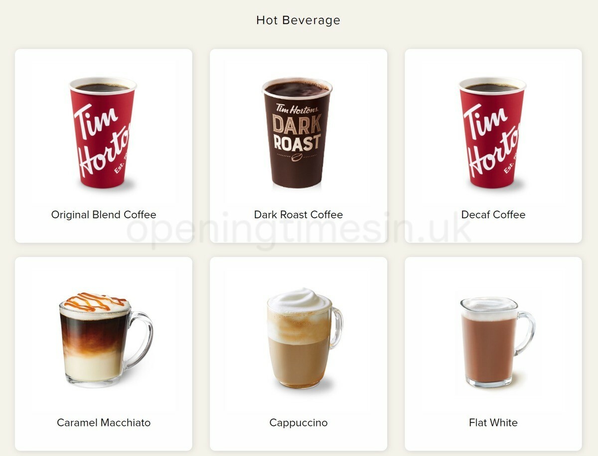 Tim Hortons Offers from 1 January