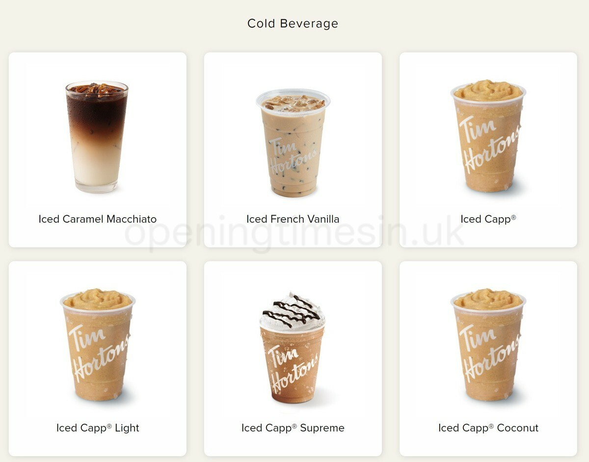 Tim Hortons Offers from 1 January