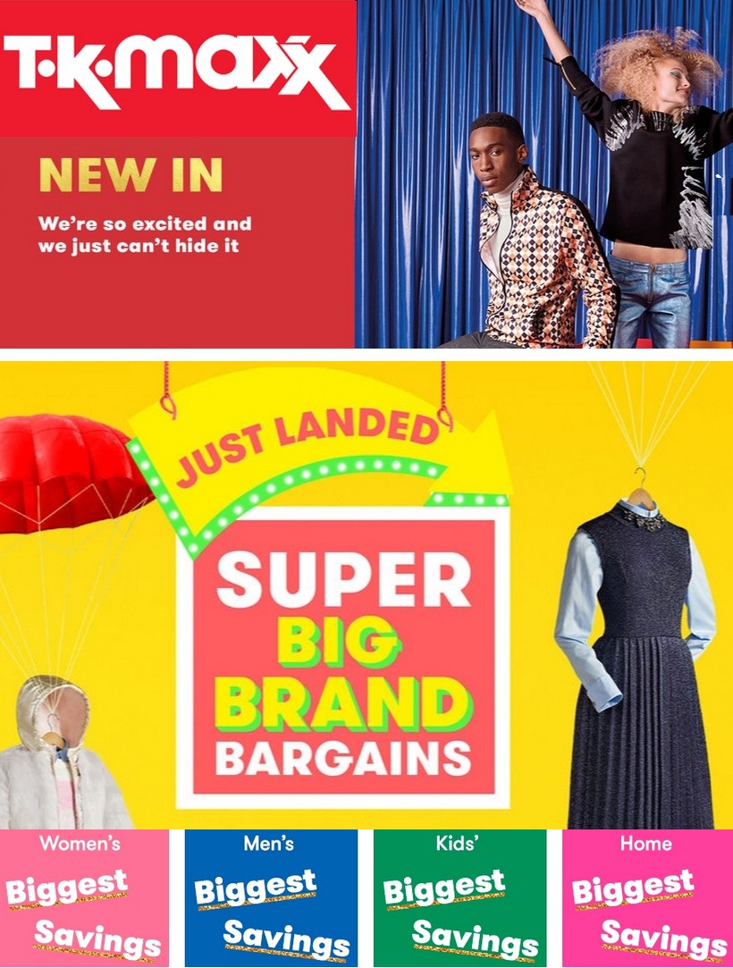 TK Maxx Offers from 2 November