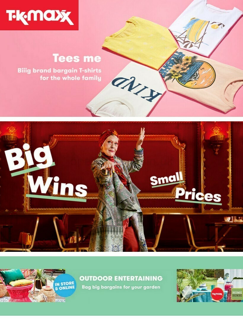 TK Maxx Offers from 22 May