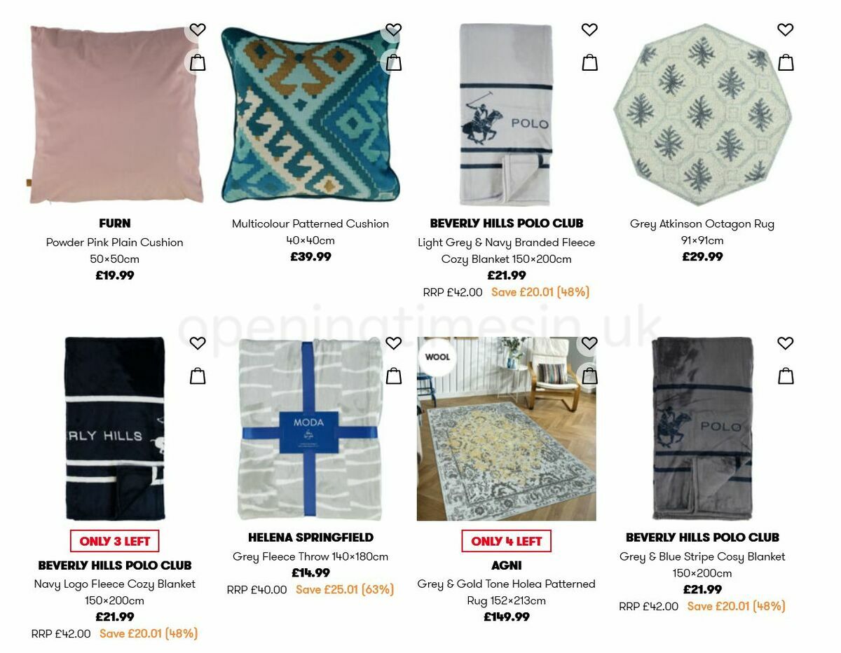 TK Maxx Home Furnishings Offers from 20 July
