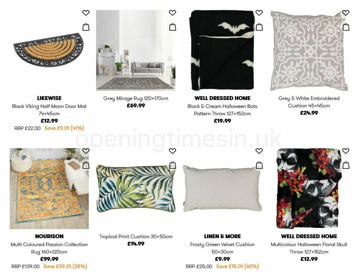 TK Maxx Home Furnishings Offers from 20 July